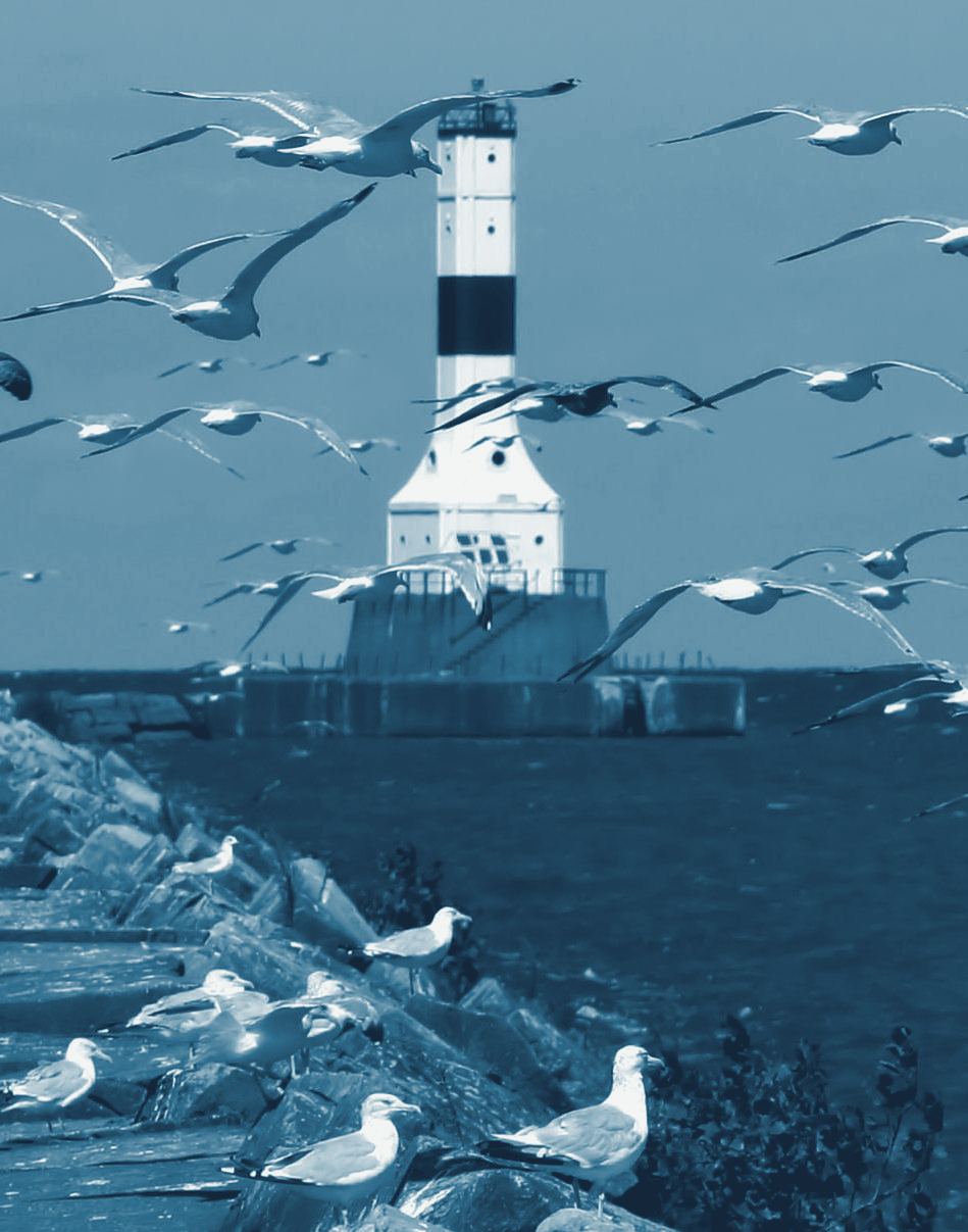 Conneaut Harbor West Breakwater Lighthouse