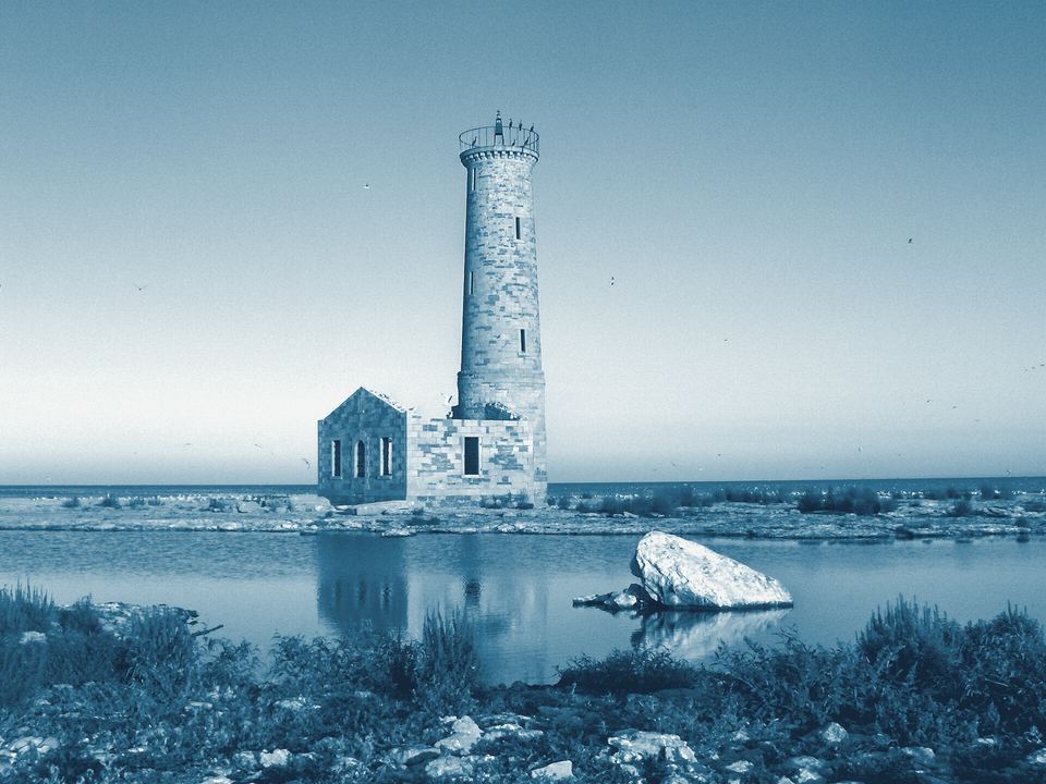 Mohawk Island, Ontario, site of the ruined Mohawk Island lighthouse
