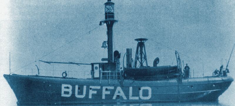 Lightship No. 82 before the 1913 storm